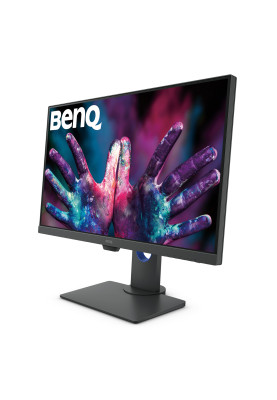 TFT 27" BenQ PD2700U, IPS, 4K UHD, HDMI, DP, mDP, USB, Pivot, колонки, темно сірий