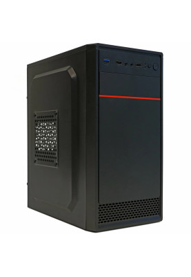Корпус Casecom GN-1714 450W-120mm USB 3.0 mATX, Black