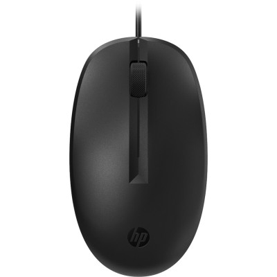 Мишка дротова HP 128 Laser Wired, 3кн., 1200 dpi, чорна