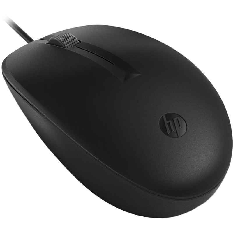 Мишка дротова HP 128 Laser Wired, 3кн., 1200 dpi, чорна
