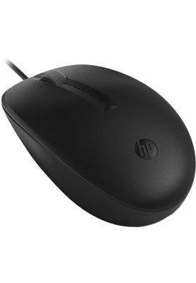 Мишка HP 128 Laser Wired, 3кн., 1200 dpi, чорна
