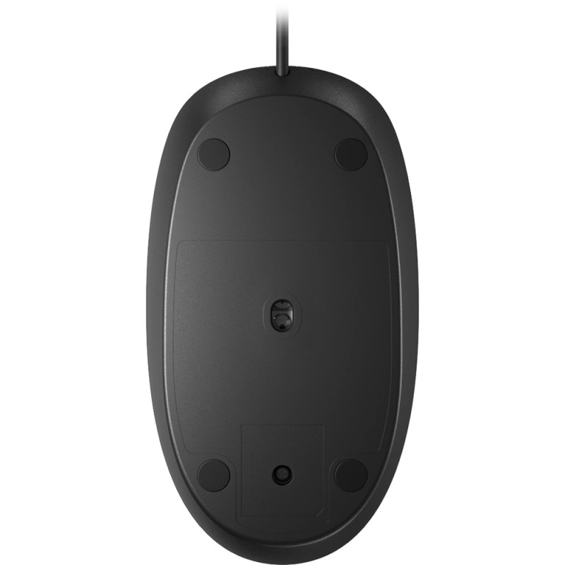 Мишка дротова HP 128 Laser Wired, 3кн., 1200 dpi, чорна
