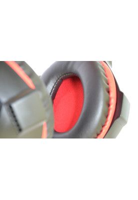 Навушники з мікрофоном Microlab  G7 black+red