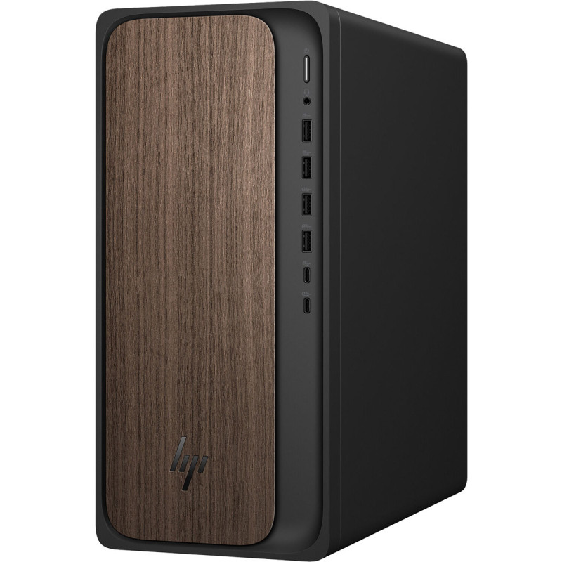 ПК HP OmniDesk TWR M03-0000ua U5 225/16GB/512GB SSD/WiFi/K&M/DOS/Dark Wood