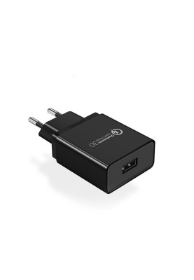 Зарядний пристрій 1xUSB 18W (USB A QC 3.0) Fast Charger Black CD122 Ugreen