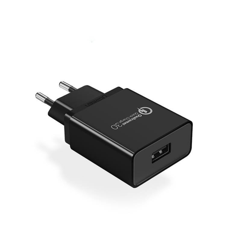 Зарядний пристрій 1xUSB 18W (USB A QC 3.0) Fast Charger Black CD122 Ugreen