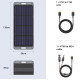 Сонячна панель Ugreen 100W Solar Panel SC100 IP67 MPPT XT60+MC4