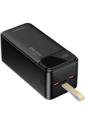 УМБ Choetech 50000mAh, 22,5W PD QC3.0, USB-C In/out, 2xUSB-A Li-pol чорна