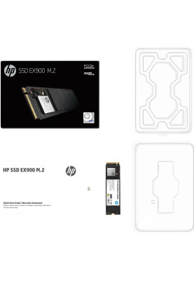 SSD 250Gb HP EX900 M.2 2280 PCIe Gen3 x4 3D NAND, Retail