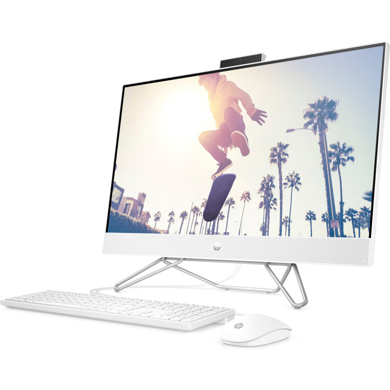 Моноблок 27" HP 27-cb1005ua AiO Ryzen 5 5625U/16Gb/SSD512Gb/WiFi/Cam/K&M/DOS/Starry White