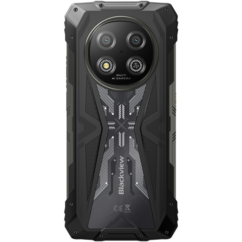 Смартфон Blackview ROCK 2 6.67" HD+ /12GB/256GB/ T8100 /15000mAh / 16+13Мп /IP69K/Black