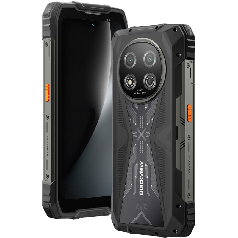 Смартфон Blackview ROCK 2 6.67" HD+ /12GB/256GB/ T8100 /15000mAh / 16+13Мп /IP69K/Black