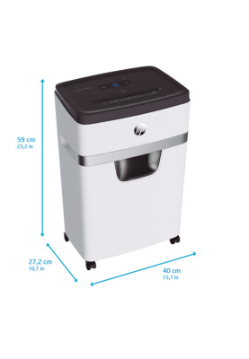 Знищувач документів HP OneShred 12MC, A4, 80g х 12 листів, 2*15, 25 л, P-5