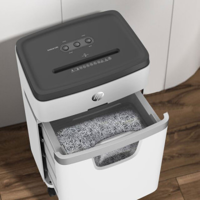 Знищувач документів HP OneShred 12MC, A4, 80g х 12 листів, 2*15, 25 л, P-5