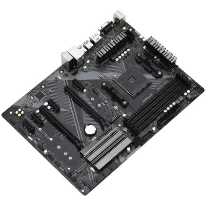 ASRock B450 PRO4 R2.0 (AM4/B450, 4*DDR4, PCIex16, DP, HDMI, VGA, 6xSATAІІІ, M.2,GLan, 8ch, ATX)