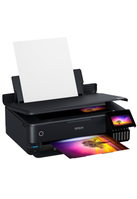 БФП А3 Ink Epson L8180 (16 стор/хв, 5760 x 1440 dpi, Wi-Fi, Ethernet, СБПЧ, чорний) Фабрика Друку