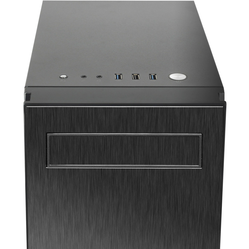 Корпус Chieftec HAWK AL-02B-OP ATX, без БЖ, Black