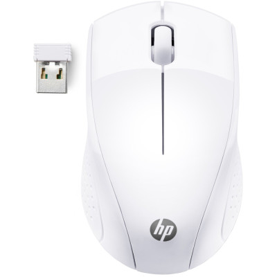 Мишка бездротова HP 220, 3 кн., 1600 dpi, сніжно біла