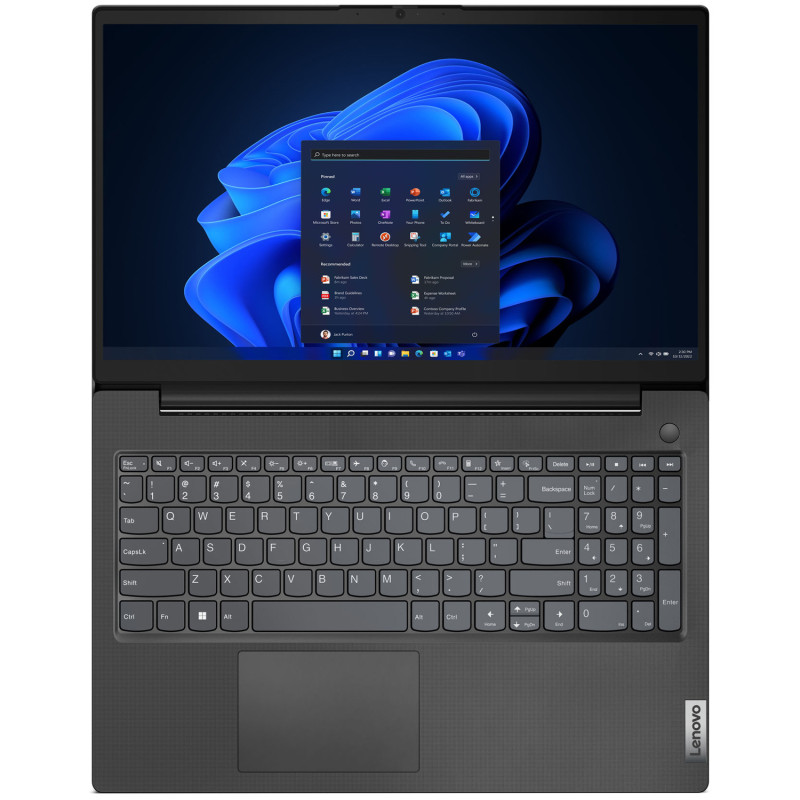 Ноутбук Lenovo V15 15.6"FHD IPS/R5-7520U/8/256SSD/UMA/DOS/Black (82YU00Y9RA)