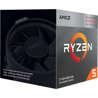 AMD Ryzen 5 4C/8T 3400G (4.2GHz,6MB,65W,AM4) box, RX Vega 11 Graphics, with Wraith Spire