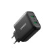 Зарядний пристрій 2xUSB 36W (USB A QC 3.0) Fast Charger чорний CD161 Ugreen