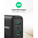 Зарядний пристрій 2xUSB 36W (USB A QC 3.0) Fast Charger чорний CD161 Ugreen