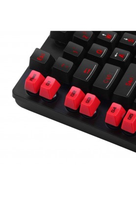 Клавіатура ігрова Redragon Yaksa K505 UKR, 7 кольорів AntiGhost USB