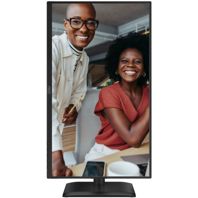 TFT 23.8" AOC 24E4U, IPS, 120Гц, HDMI, DP,USB-hub, HAS, Pivot, колонки, чорний