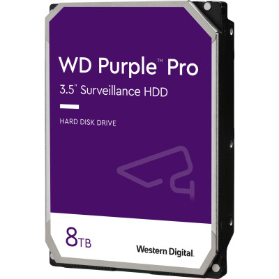 HDD 8000Gb, 7200 rpm, WD Purple Pro, 256M, SATA 6 Gb/s (WD8002PURP)