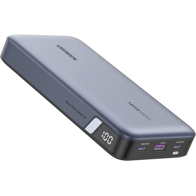УМБ Ugreen 25000mAh 145W PB205 2xUSB C+USB A, PD3.0+QC3.0, наскрізне живлення 65Вт УМБ Ugreen 25000mAh 145W PB205 2xUSB C+USB A, PD3.0+QC3.0, наскрізне живлення 65Вт