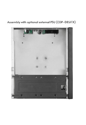 Корпус Chieftec COMPACT IX-06B-OP mATX, без БЖ, SLIM FF