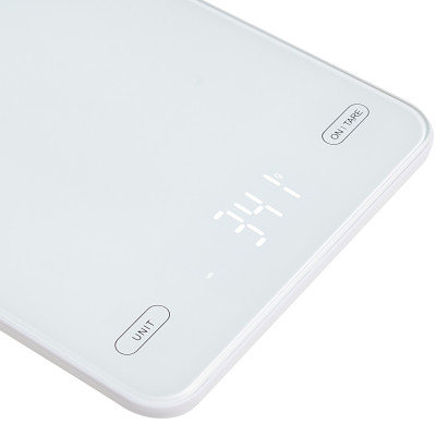 Ваги кухонні Adler AD 3177 white електронні/10кг/г; мл, унція/ USB type C/ автовимкнення/ скло