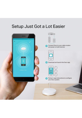 Система WiFi TP-LINK Deco M5 3 pcs, AC1300, 1xGE LAN, 1xGE WAN, MESH, MU-MIMO, Beamforming