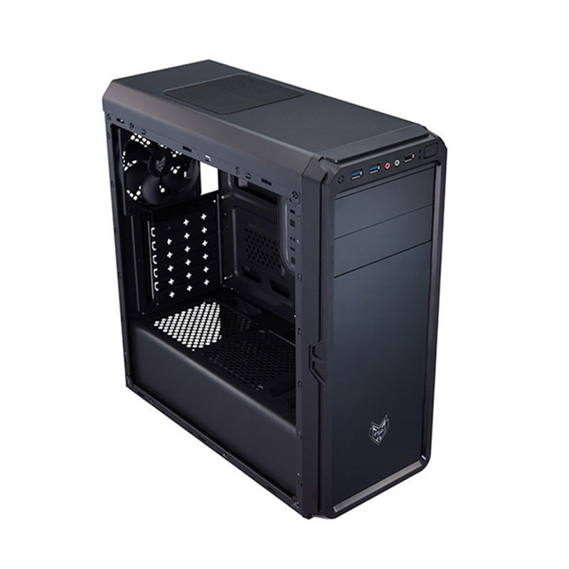 Корпус FSP CMT120A 2xUSB3.0, 1xUSB2.0, fan 12cm, без БЖ ATX
