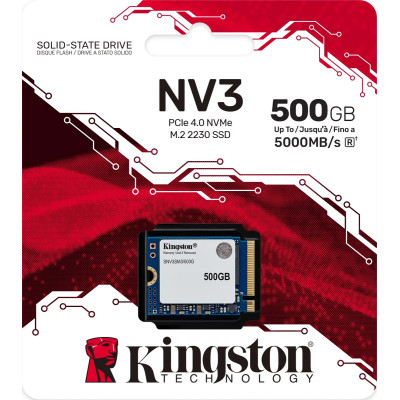 SSD 500GB Kingston NV3 M.2 2230 PCIe 4.0 x4 NVMe