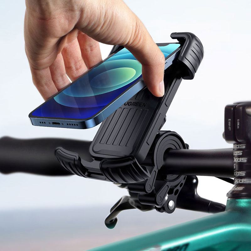 Вело тримач для смартфона 4.7-6.8" Ugreen LP494 Bike Phone Mount Косм. Сірий