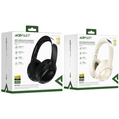 Гарнітура Acefast H5 ANC, Bluetooth, Black Гарнітура Acefast H5 ANC, Bluetooth, Black