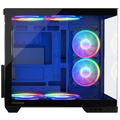 Корпус Modecom VOLCANO PANORAMA APEX ARGB 5F MIDI GREY без БЖ ATX Корпус Modecom VOLCANO PANORAMA APEX ARGB 5F MIDI GREY без БЖ ATX