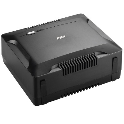 ДБЖ FSP Nano 800VA/480W 230V Schuko x 2, 12V/9AH*1,FSP logo Black