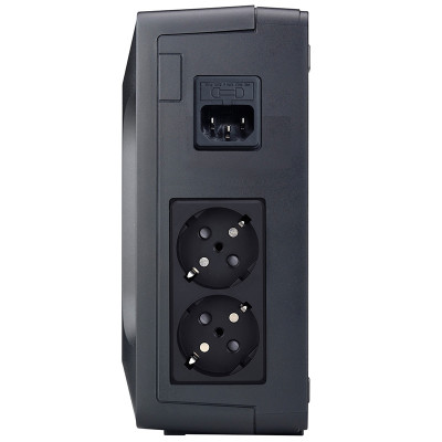 ДБЖ FSP Nano 800VA/480W 230V Schuko x 2, 12V/9AH*1,FSP logo Black