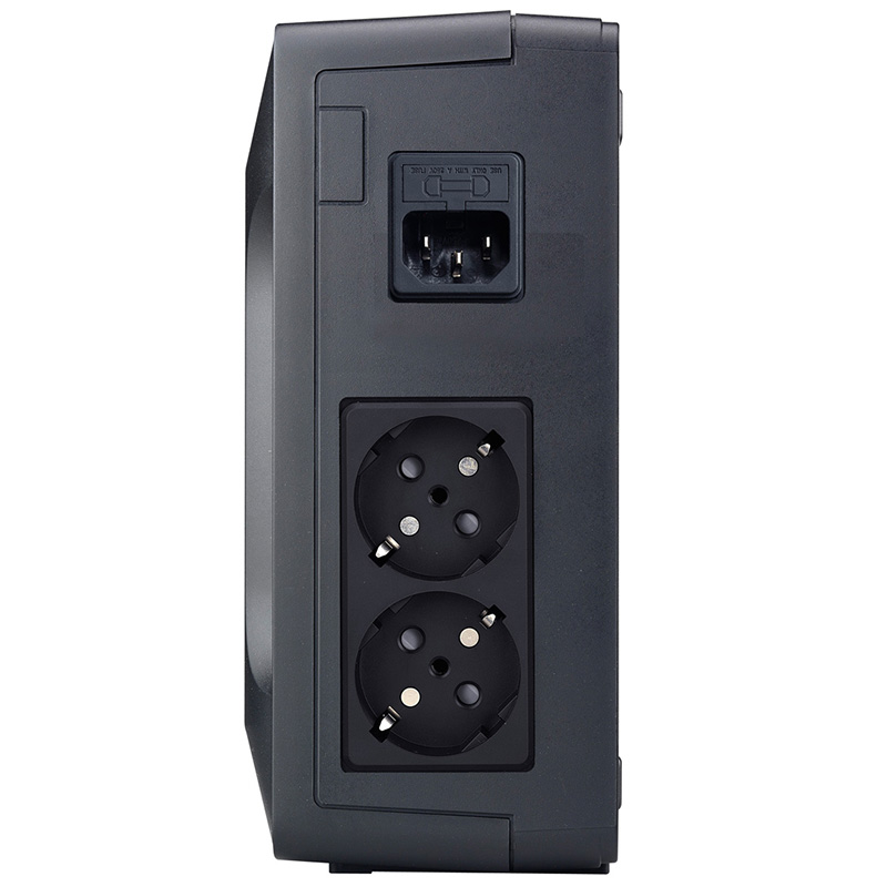 ДБЖ FSP Nano 800VA/480W 230V Schuko x 2, 12V/9AH*1,FSP logo Black