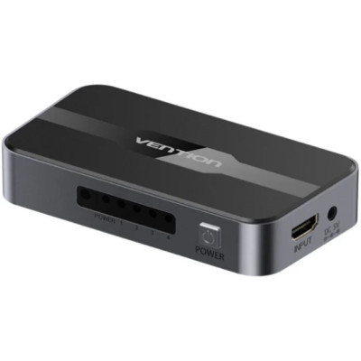 Сплітер HDMI 1.4 FHD 4K 30Hz 3D, 1x4 ports чорний Vention Сплітер HDMI 1.4 FHD 4K 30Hz 3D, 1x4 ports чорний Vention