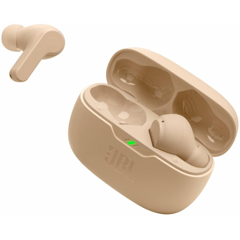 Навушники з мікрофоном JBL TWS Wave Beam Beige JBLWBEAMBEG