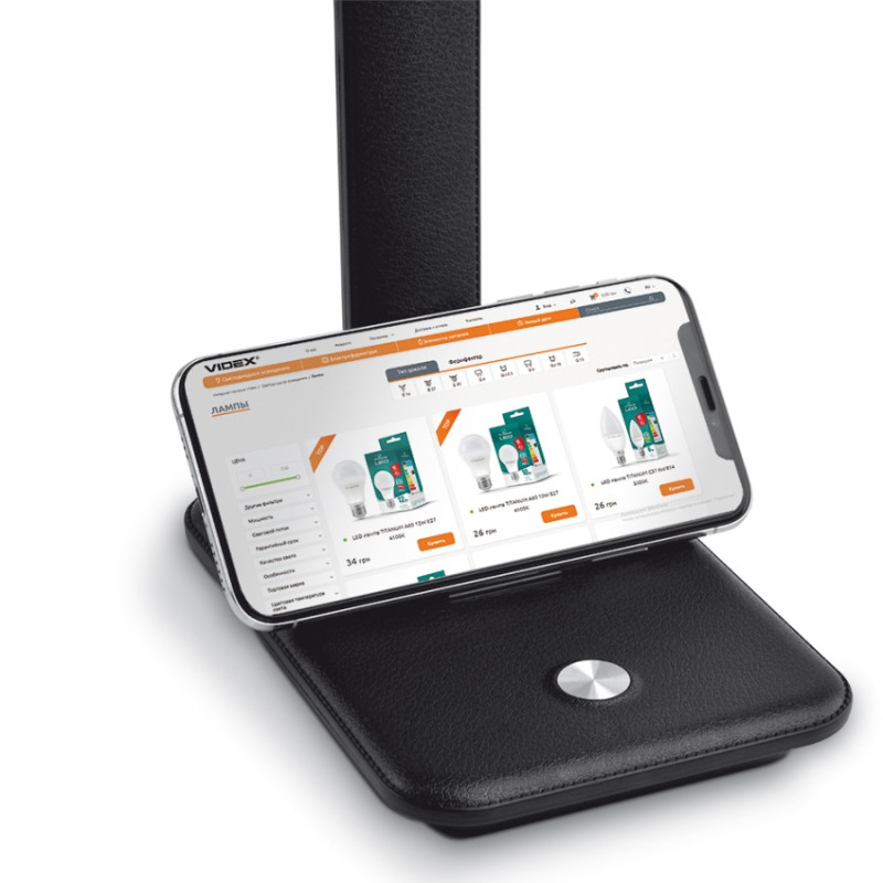 LED лампа настільна TITANUM  TLTF-009B 10W 3000-6500K 220V