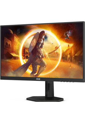 TFT 27" AOC Q27G4XN, VA, QHD 2K, 180Гц, 0,5мс, 2хHDMI, DP, HAS, Pivot, чорно-сірий