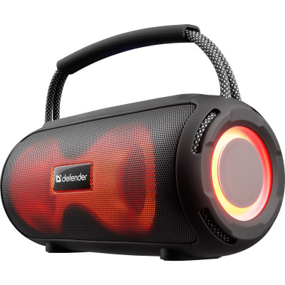 Акустична система 1.0 Defender S450, 10Вт RGB/BT/FM/USB/TF/AUX/TWS чорна Акустична система 1.0 Defender S450, 10Вт RGB/BT/FM/USB/TF/AUX/TWS чорна