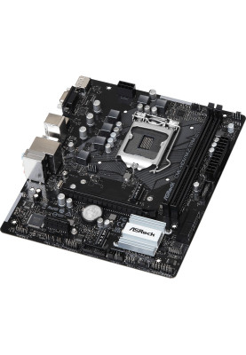 ASRock CML-HDV/M.2 TPM R2.0 (1200/H370, 2*DDR4, PCIex16, DP/HDMI/VGA, 4xSATAІІІ, M.2, GLan, 7.1ch, m