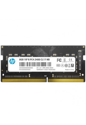 Пам'ять SoDIMM 8Gb DDR4 2400MHz HP S1, Retail