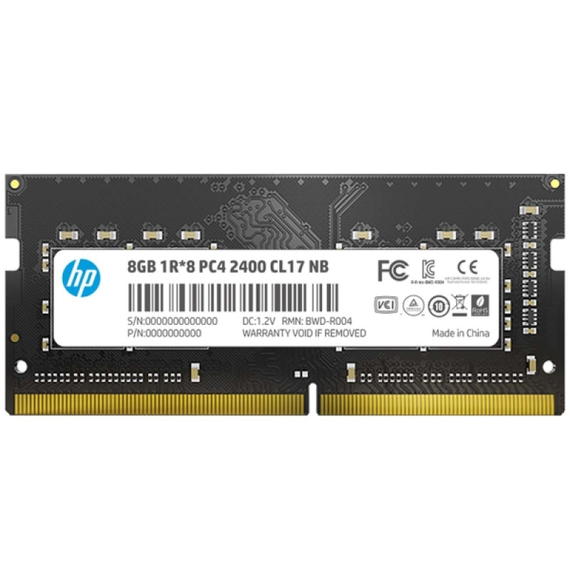 Пам'ять SoDIMM 8Gb DDR4 2400MHz HP S1, Retail