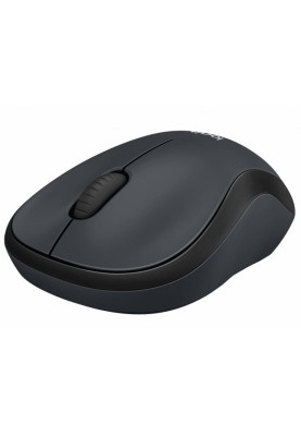 Мишка Logitech M220 бездротова, сіра з чорним